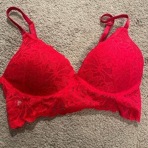 Victoria's Secret Scarlet Lace Bra